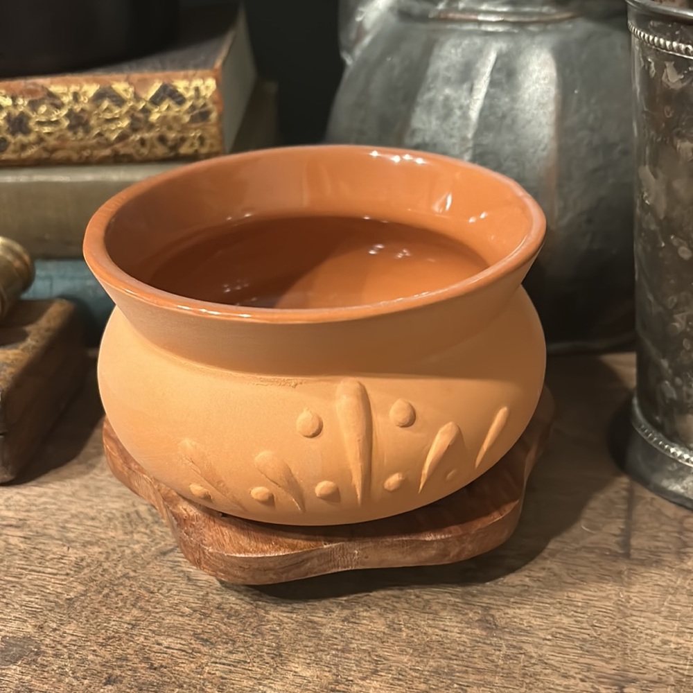 Terra Cotta Salsa Bowl (Food Safe)